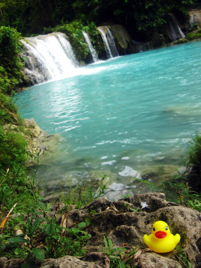 Paradise at Cambugahay Falls. Rubber ducky not included.